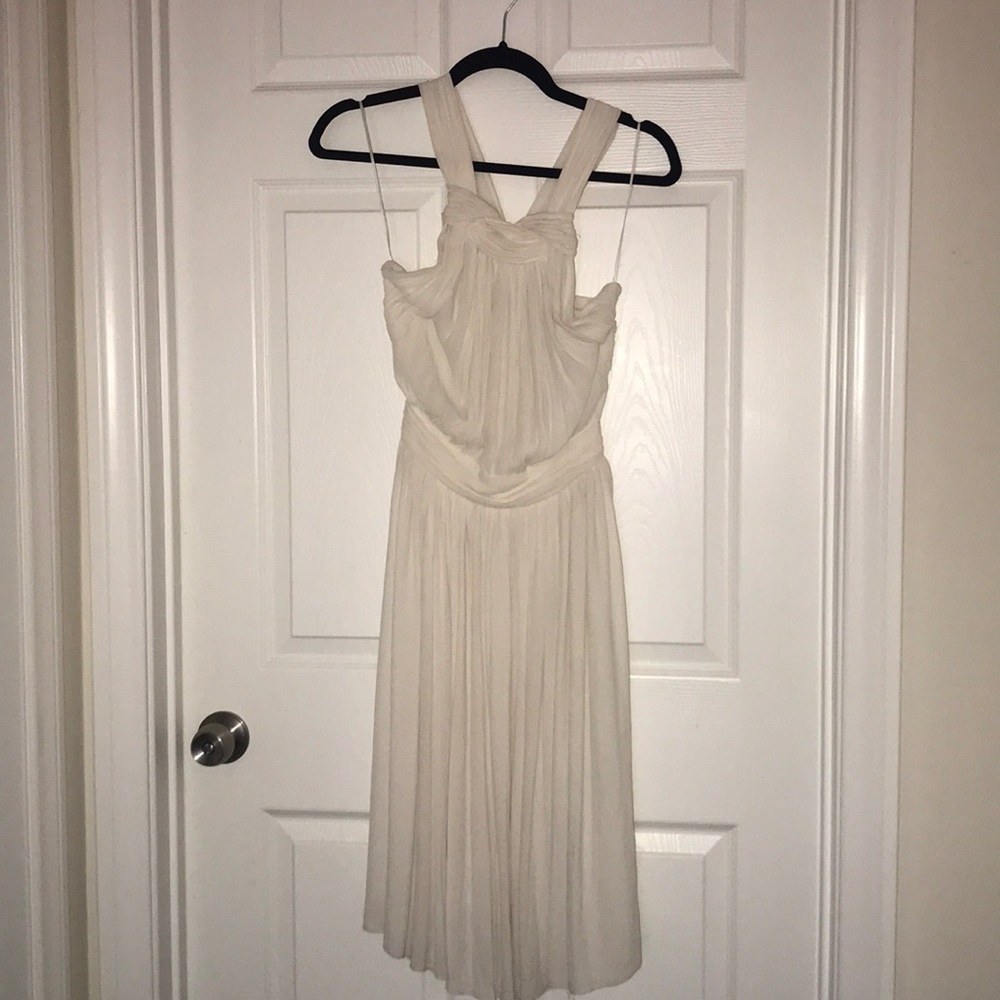 White casual dress